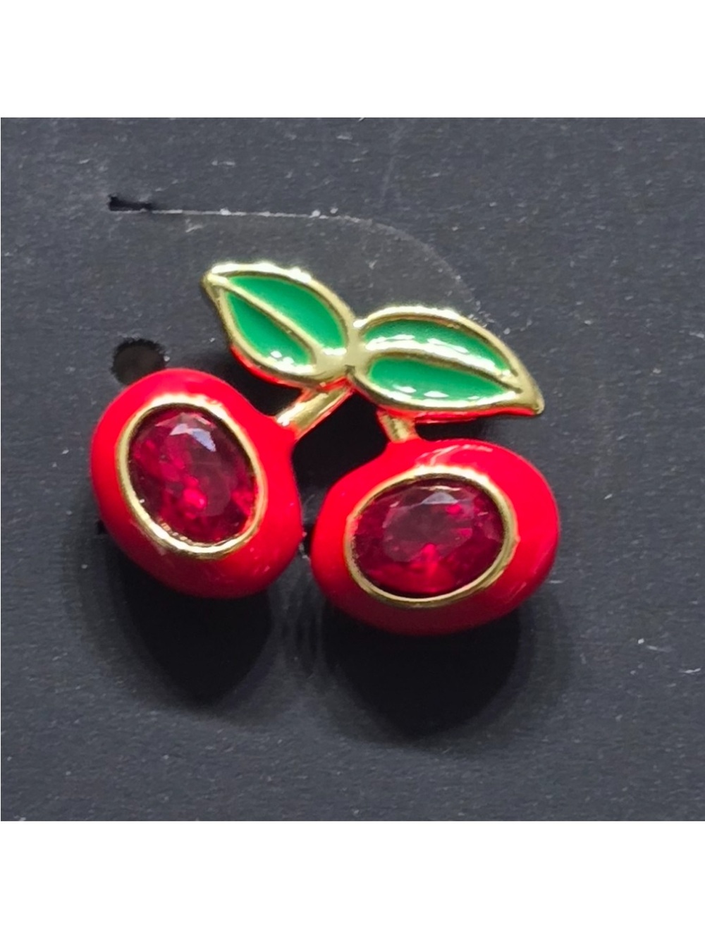 Coach Cherry Stud Earrings - Picture 3 of 6